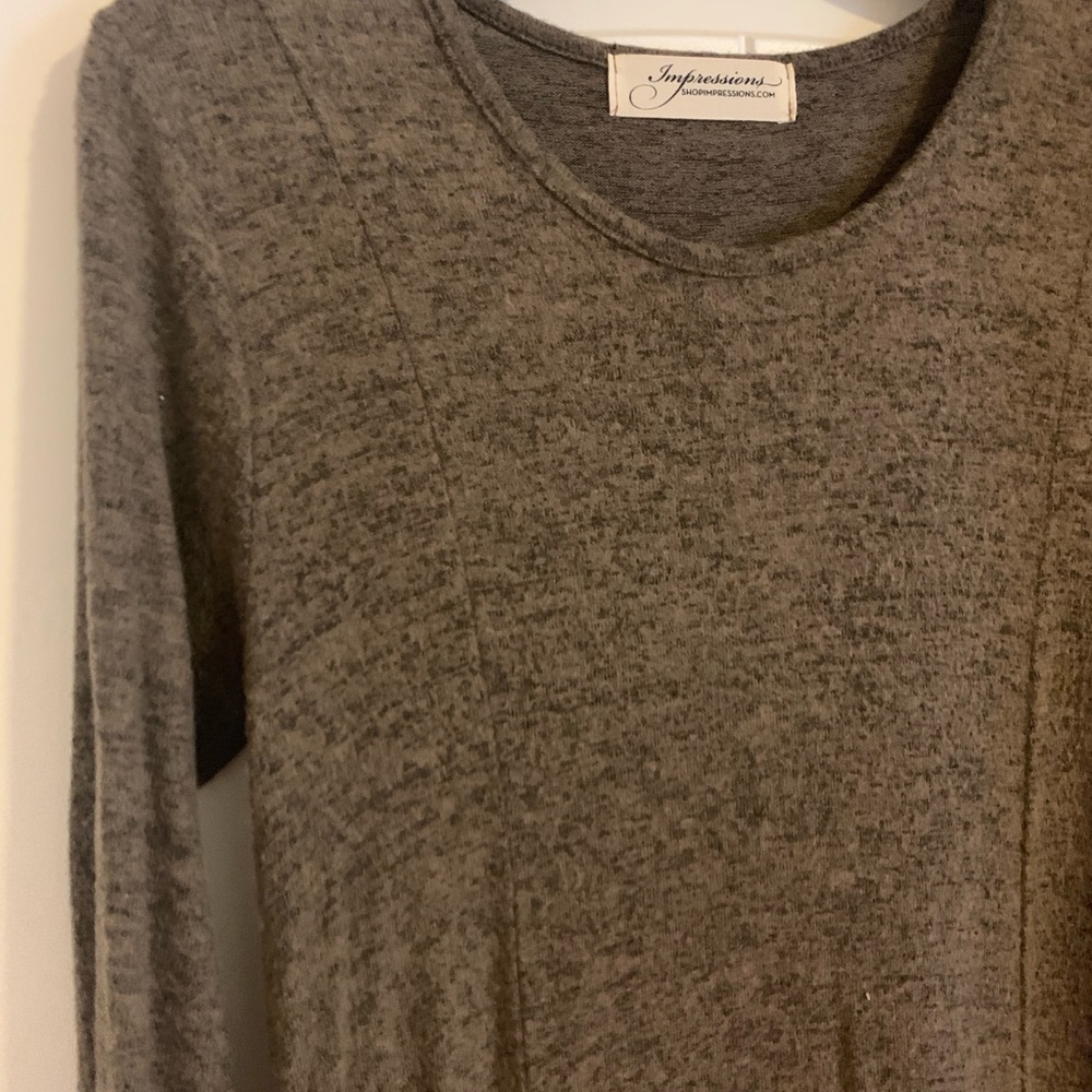 Shop Impression Super Soft Taupe Dress